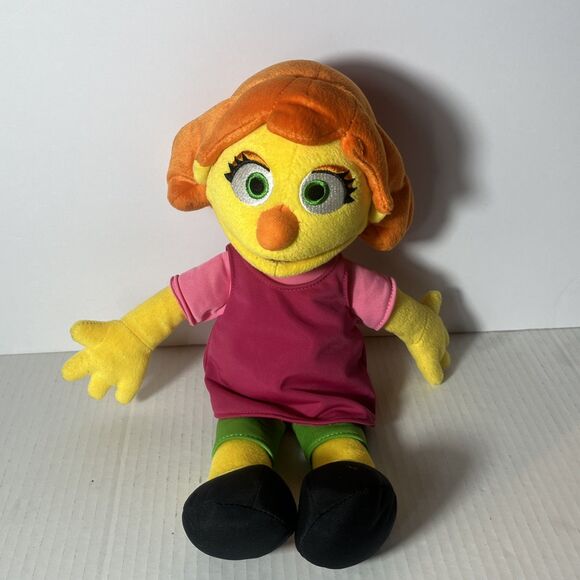 Gund Sesame Street Julia 14" Plush Toy Doll 2018 Autism Awareness - Picture 1 of 6